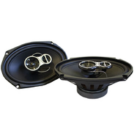 ZEROFLEX EFX-693 6x9" 3Way Coax Speakers 120RMS
